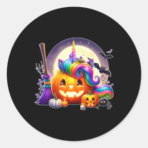 Adesivo Pumpkin Esculpido Como Unicórnio Face Corresponden