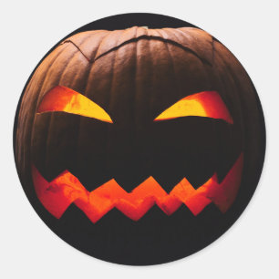 Adesivo Pumpkin Face Halloween