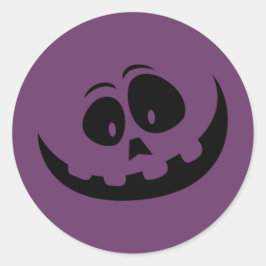 Adesivo Pumpkin Face Puro Halloween