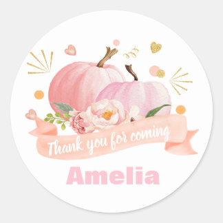 Adesivo Pumpkin Fall Party Stickers Pumpkin