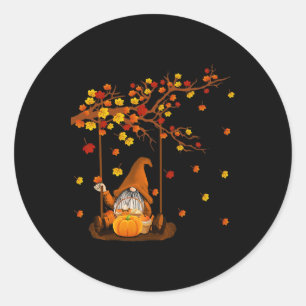 Adesivo Pumpkin Gnomos Queda do outono Cute Halloween Than