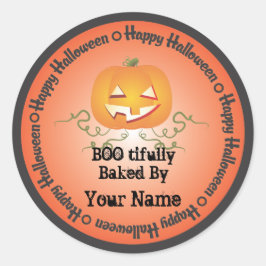 Adesivo Pumpkin Halloween cozido pelo Sticker