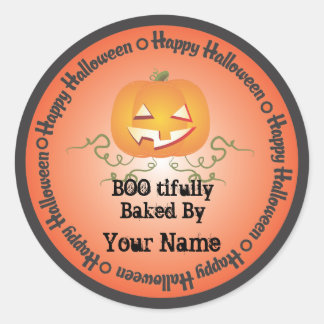 Adesivo Pumpkin Halloween cozido pelo Sticker