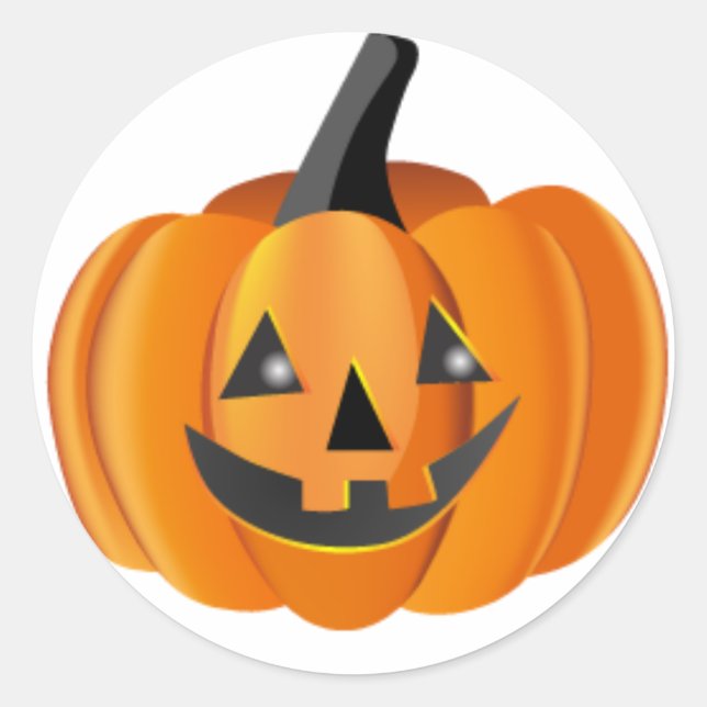 Adesivo Pumpkin Halloween Sticker (Frente)