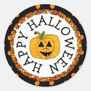 Adesivo Pumpkin Happy Halloween
