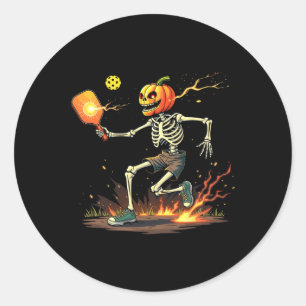 Adesivo Pumpkin Head Skeleton Picklebyll Halloween Spooky