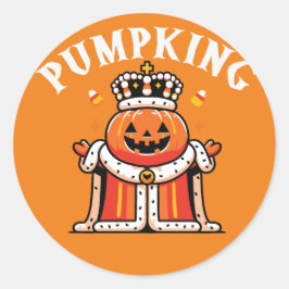 Adesivo Pumpkin King Halloween Royalty Sticker