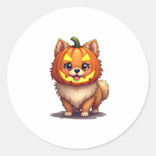 Adesivo Pumpkin Máscara Pomerânia