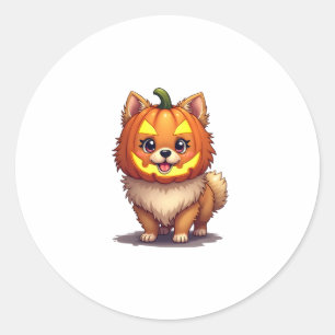 Adesivo Pumpkin Máscara Pomerânia