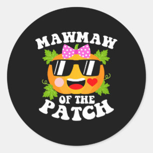 Adesivo Pumpkin Mawmaw Da Família De Halloween De Diversão