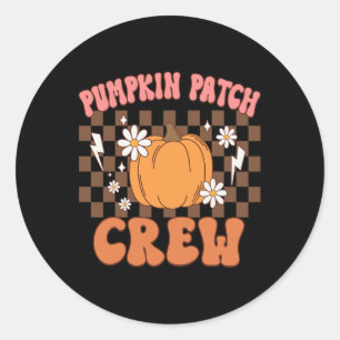 Adesivo Pumpkin Patch Crew Engraçado Pumpkin Patch Obrigad
