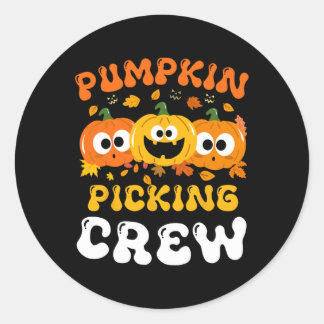 Adesivo Pumpkin Picking Crew 2024 Funny Cousin Crew Hallow