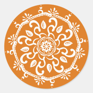 Adesivo Pumpkin Pie Mandala