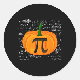 Adesivo Pumpkin Pie Math Dia de as Bruxas engraçado Ação d