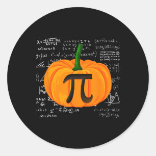 Adesivo Pumpkin Pie Math Dia de as Bruxas engraçado Ação d