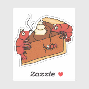 Adesivo Pumpkin Pie Shrimp Sticker
