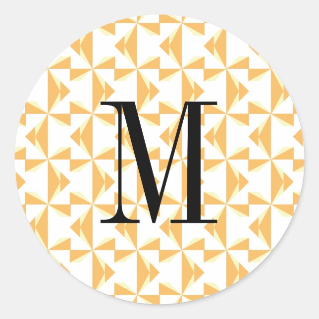 Adesivo Pumpkin Pumpkin Inicial Personalizado (Frente)