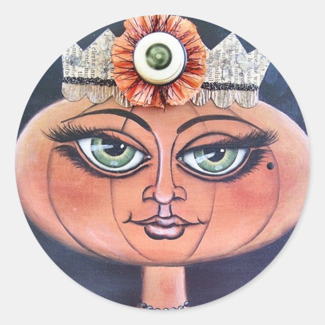 Adesivo Pumpkin Queen Stickers (Frente)