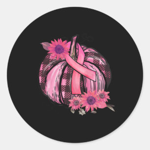 Adesivo Pumpkin rosa Diluição do Cancer de girassol