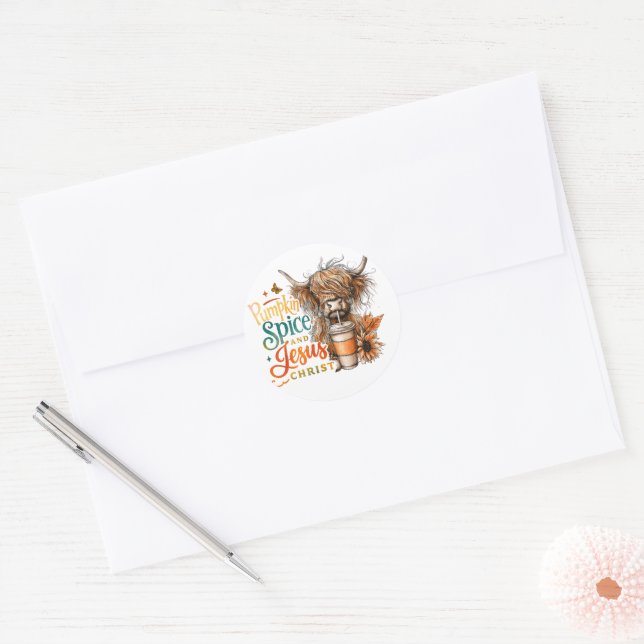 Adesivo Pumpkin Spice. (Envelope)