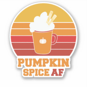 Adesivo Pumpkin Spice AF