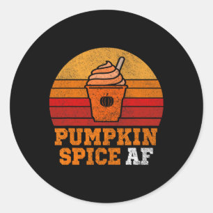 Adesivo Pumpkin Spice Af Divertido Men Hussein Roupa Hallo
