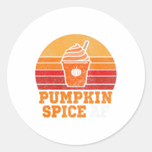 Adesivo Pumpkin Spice Af Divertimento Men Marido Roupa Hal