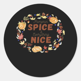 Adesivo Pumpkin Spice E Tudo Bastante Engraçado Essencial