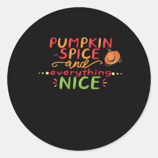 Adesivo Pumpkin Spice E Tudo O Que É Boa Citação De Slogan