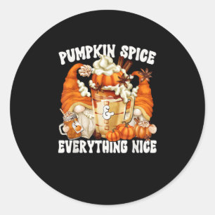 Adesivo Pumpkin Spice E Tudo O Que É Boa Lata De Lata Para