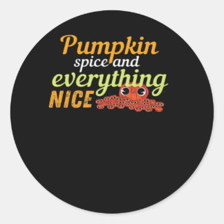 Adesivo Pumpkin Spice e tudo o que é bom Halloween Basic D