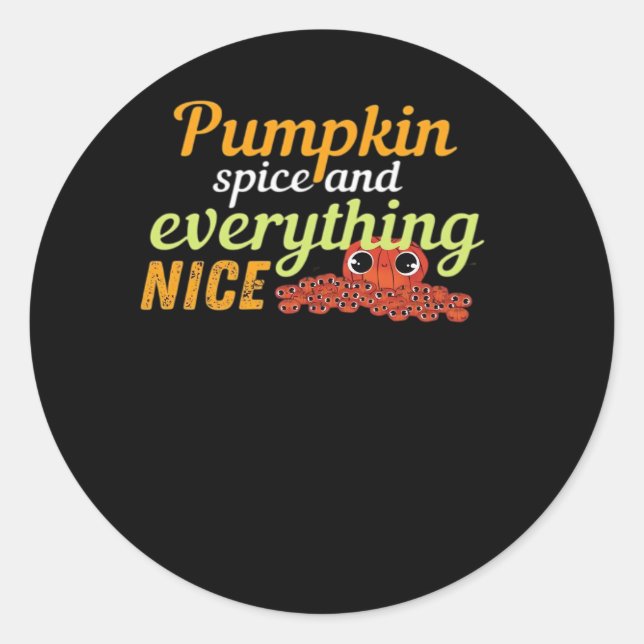 Adesivo Pumpkin Spice e tudo o que é bom Halloween Basic D (Frente)