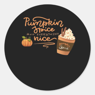 Adesivo Pumpkin Spice E Tudo O Que É Bonito É Arte Com Pl