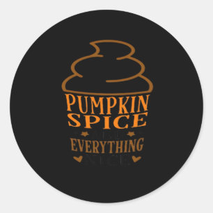 Adesivo Pumpkin Spice e tudo o que é legal Premium