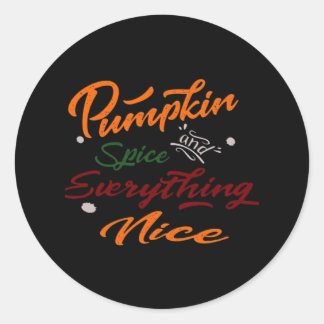 Adesivo Pumpkin Spice E Tudo O Que É Slogan Legal