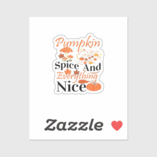 Adesivo Pumpkin Spice E Tudo Que É Bonito E Engraçado Mem