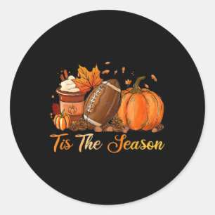 Adesivo Pumpkin Spice Football Tis The Season Fall Thankg
