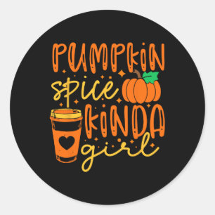 Adesivo Pumpkin Spice Kinda Girl Fall Season Mulheres
