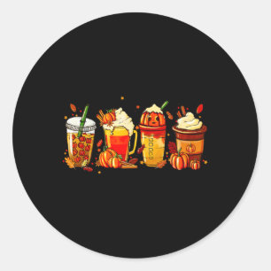 Adesivo Pumpkin Spice Latino outono Queda Ação de Graças A
