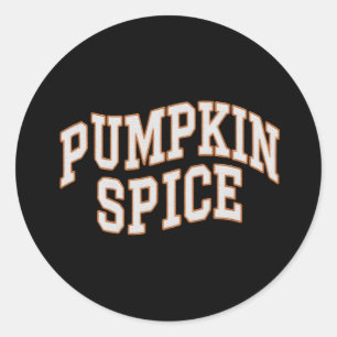 Adesivo Pumpkin Spice Queda Camisa Ação de Graças
