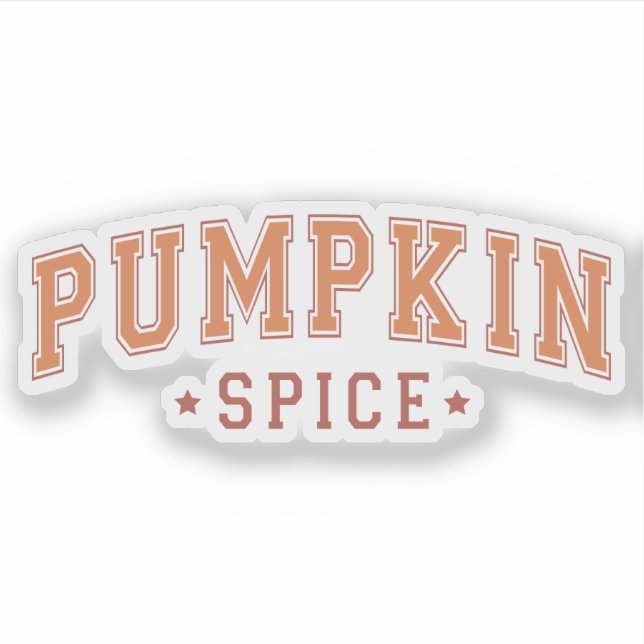 Adesivo Pumpkin Spice | Queda | Vinil De Corte Personaliza (Frente)