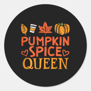 Adesivo Pumpkin Spice Queen Fall Season Women G