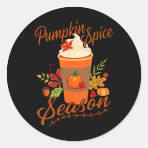 Adesivo Pumpkin Spice Season Latey Fall Season Mulheres Cr