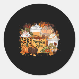 Adesivo Pumpkin Spice Season Latte Café Lover Fall Obrigad
