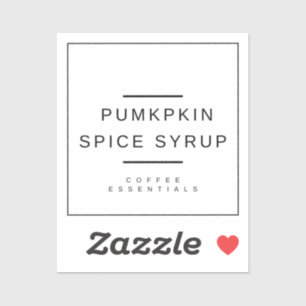 Adesivo Pumpkin Spice Sticker