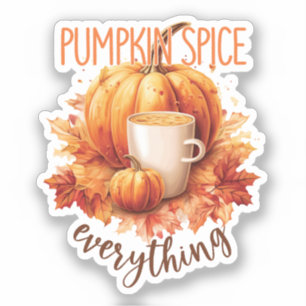Adesivo Pumpkin Spice Tudo