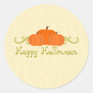 Adesivo Pumpkin suga palitos do Dia das Bruxas