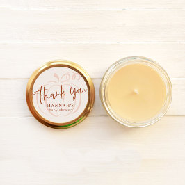 Adesivo Pumpkin Terracotta Bohemian Earthy Chá de fraldas