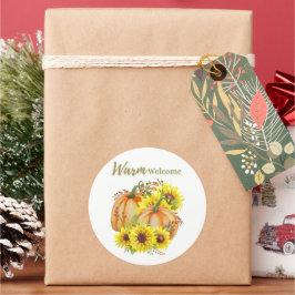 Adesivo Pumpkin Warm Welcome ClassRound Sticker