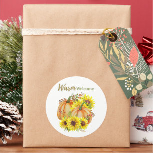 Adesivo Pumpkin Warm Welcome ClassRound Sticker